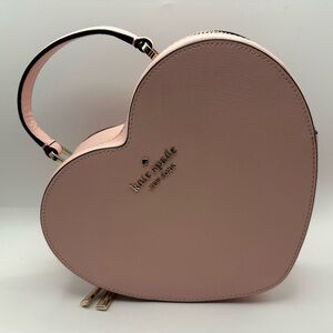 Kate Spade Pink Love Shack Heart-Shaped Bag New